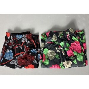 Silky Pajama Pants 2 Pairs Made in Nepal Size X-Small